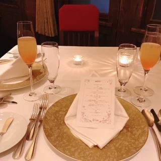 クリスマスディナーの下見に行った時の写真です。