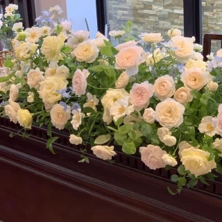 装花が可愛かったです！