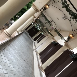 チャペルまでの通路