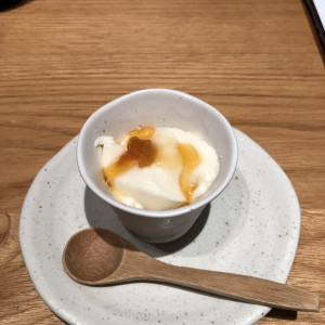 デザートの杏仁豆腐|589563さんの響 品川 HIBIKIの写真(1251354)