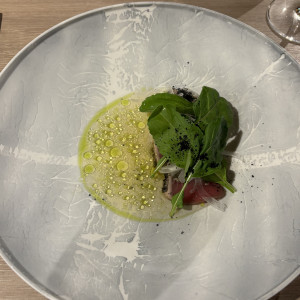 パフォーマンスも素敵な料理でした。|589570さんのイノベーティブ・フレンチ ワタハン by Furuyu Onsen ONCRIの写真(2486487)