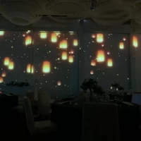 プロジェクションマッピング。