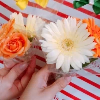 ゲストテーブルのお花をお土産に！
