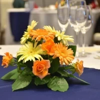 ゲストテーブルのお花です