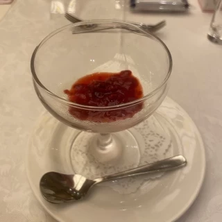 口直しのシャーベット