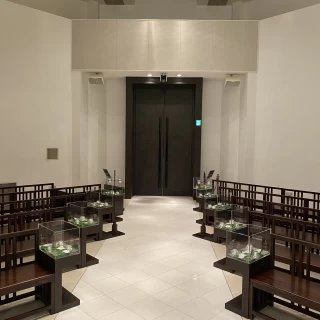 バージンロードは少し短いです