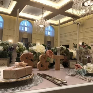 もう一つの会場です。可愛らしい飾り付けと設備に感動しました。