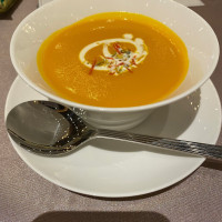 南瓜と湯葉のスープ