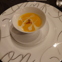 南瓜と湯葉のスープ