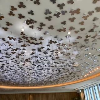 天井の景色です