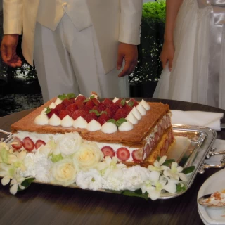 美味しいミルフィーユケーキでした！