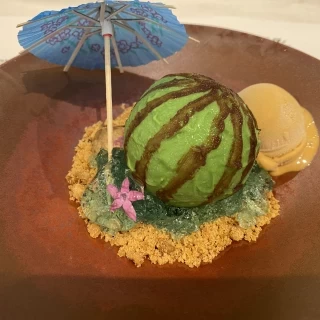 試食させていただいたデザートの写真です。