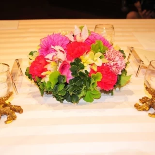 テーブル装花
