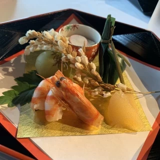 梅の甘露煮が美味。