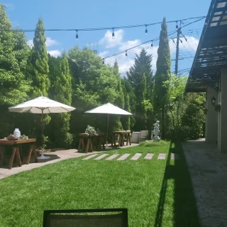 披露宴会場へ直結しているガーデンです。
