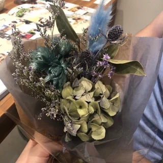 プランナーさんとの何気ない会話から戴いたドライフラワー♡
