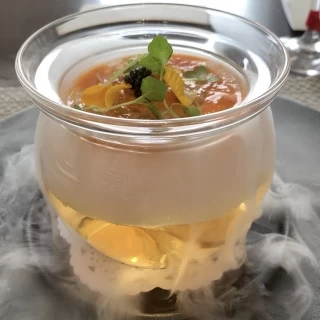お魚のお料理のホタテだったかなと思います