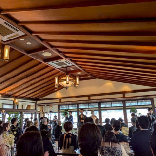 開放感のあるチャペルでした