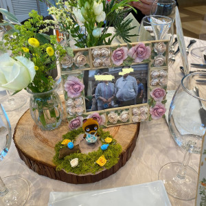 ゲストテーブル小物とお花等装飾|590841さんのRAPPORT（ラポール）（営業終了）の写真(1478279)