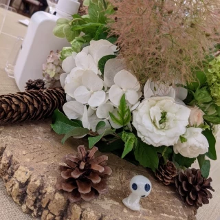 テーブルのお花