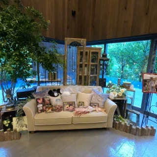 披露宴会場前方の写真です。