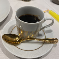 食後のコーヒーです。