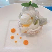 デザートはふわふわしていて
優しい感じでした