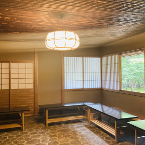 迎賓館の待合室です。待っている間にお茶を頂けるそうです。|591060さんの大阪城西の丸庭園 大阪迎賓館の写真(1591123)