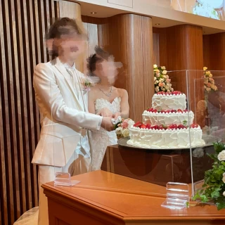 ケーキ入刀