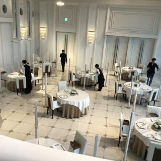 階段上からの景色です