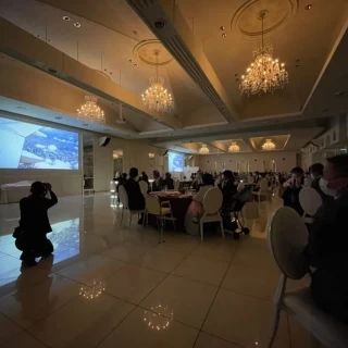披露宴の会場です