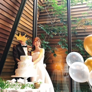 ケーキ入刀