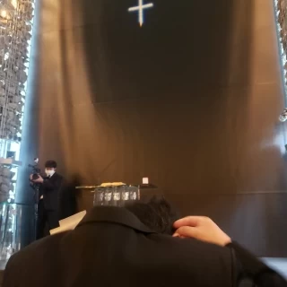 入場前のチャペルです。