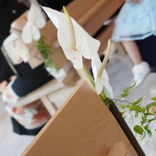 バージンロード装花