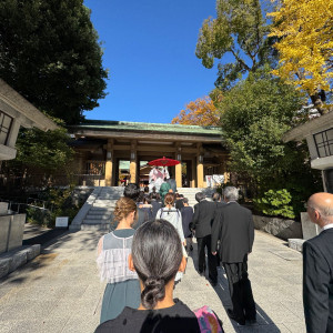 参進中|591770さんの東郷神社／原宿 東郷記念館の写真(2327165)