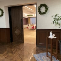 披露宴会場の入り口ドア付近です。