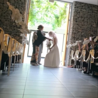 素敵な写真をとっていただきました。