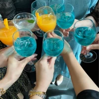 ウェルカムパークにて、オリジナルドリンクを提供して頂いた