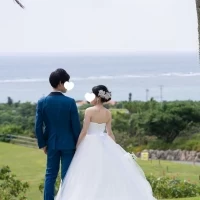 チャペル前での写真撮影