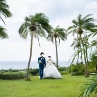 ガーデンでの写真撮影