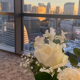 夕方は景色がきれいでした