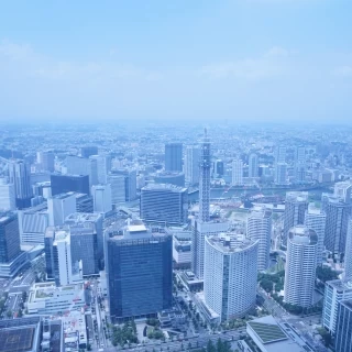 披露宴会場からの景色