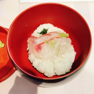 鯛茶漬け最高です！