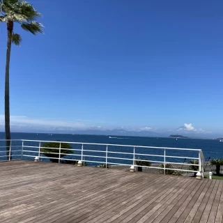 挙式会場前のスペース