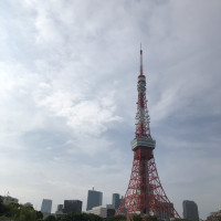 東京タワーはすぐそこの景色