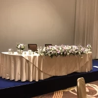 本番前の挙式会場も見せてもらいました
