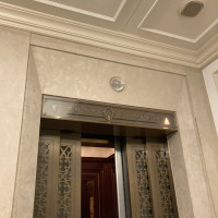 エレベーターのデザインも色々あり、フォトスポットです