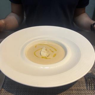 カリフラワーとカレーオイルスープ