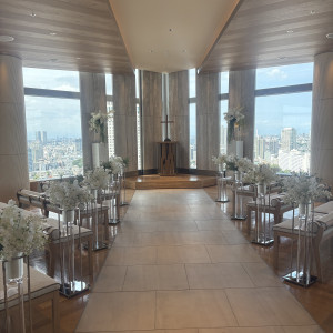 洗練されたチャペル。|592603さんのストリングスホテル東京インターコンチネンタルの写真(2548416)