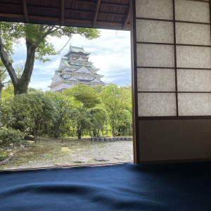 招待客控室の茶室（豊松庵）でお茶を楽しめます。|592678さんの大阪城西の丸庭園 大阪迎賓館の写真(1257469)